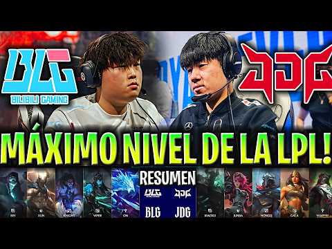 SERIE DE MÁXIMO NIVEL PARA LLEGAR A LA FINAL DE LA LPL! | BLG vs JDG Resumen Completo LPL Playoffs