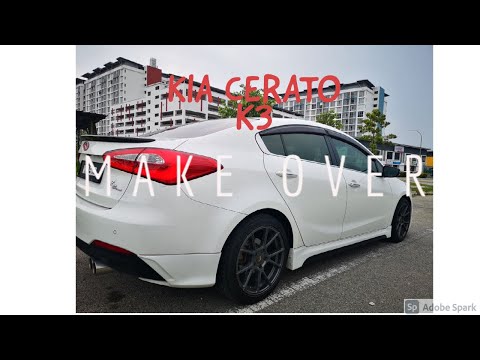 KIA CERATO/Forte /K3 2013 Restoration before and after.