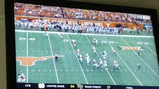Sweet UT interception
