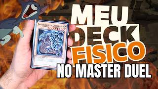 Testei meu Deck de Cartas FÍSICAS no YuGiOh Master Duel