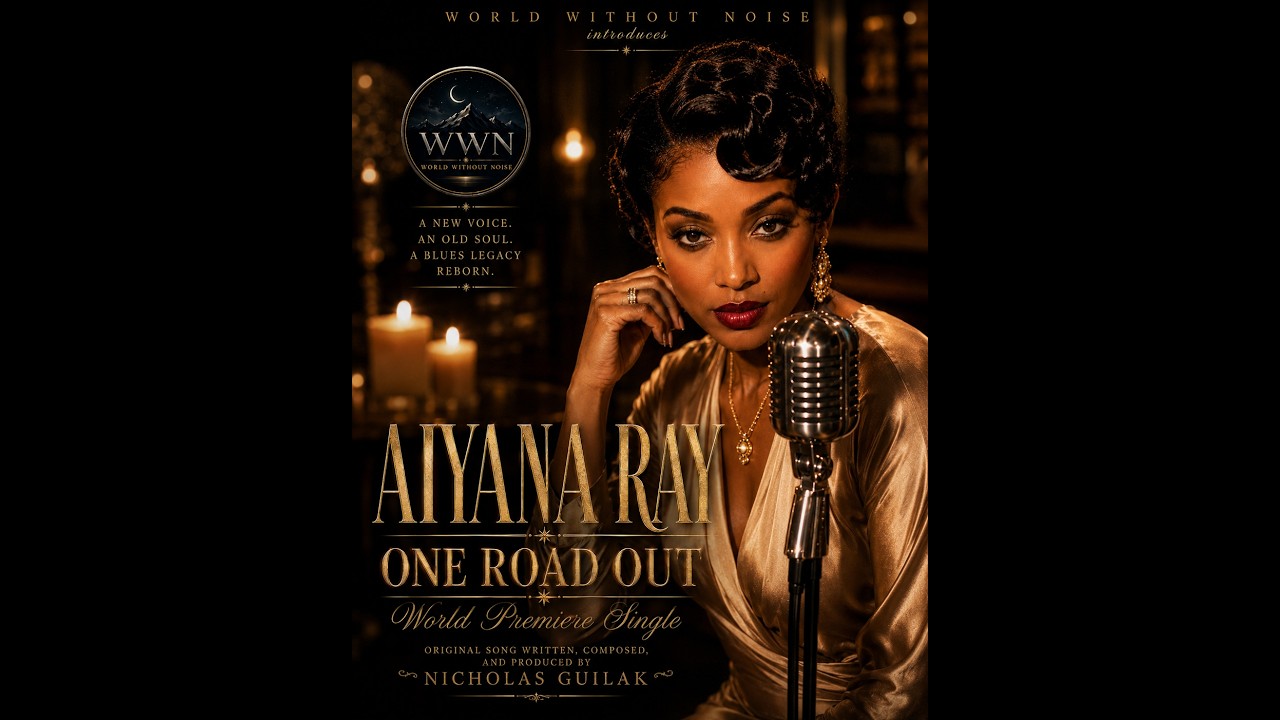 Aiyana Ray cinematic AI musician from World Without Noise