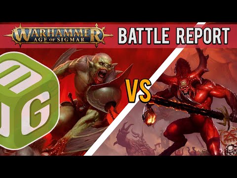 Flesh-Eater Courts vs Blades of Khorne Age of Sigmar 3rd Edition Battle Report Ep 8