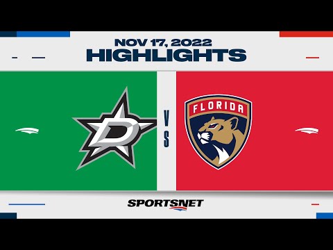NHL Highlights | Stars vs. Panthers - November 17, 2022