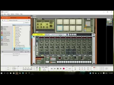 Learn Reason 8.3 | Triggering Kong Pads with Redrum