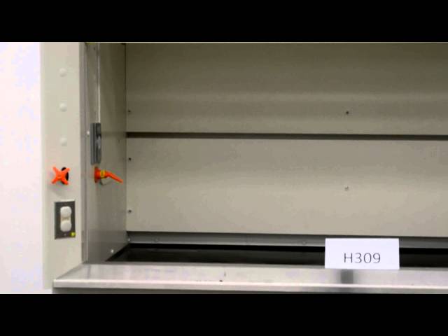 6′ Kewaunee Scientific Laboratory Fume Hood with Epoxy Tops Base Cabinets