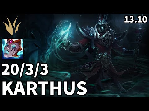 Karthus Jungle vs Wukong - KR Grandmaster | Patch 13.10
