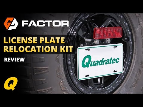 GP Factor License Plate Relocation Bracket Review for 2007-2018 Jeep Wrangler JK