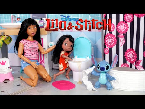 Lilo & Stitch Barbie Dolls - Family Get Well Routine