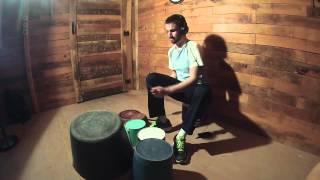 NUNCA EL TIEMPO ES PERDIDO - COVER BATERÍA CASERA - HOMEMADE PERCUSSION COVER - Manolo García