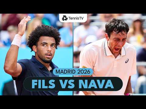 Arthur Fils vs Emilio Nava Match Highlights | Madrid 2026
