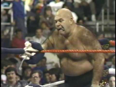 WWF Honky Tonk Man vs George Steele