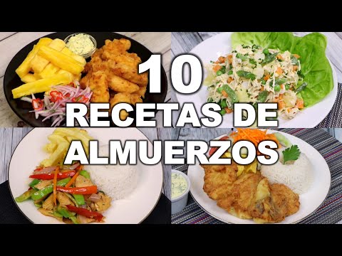 10 ALMUERZOS FÁCILES Y DELICIOSOS | Recetas peruanas | Sabroso