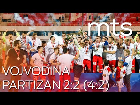 Finale Kupa Srbije, Vojvodina - Partizan 2:2 (4:2), penalima. Sezona 2019/20