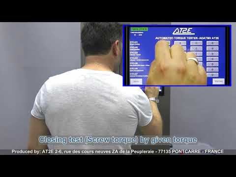 ADATMV5 Monopost Automated Torque Tester