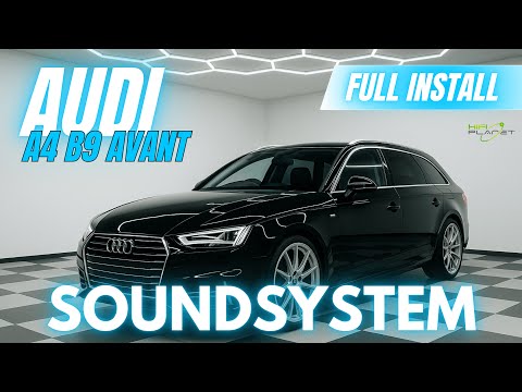 Audi A4 B9 Sound Upgrade: Oberklasse 3-Wege-System & Custom Subwoofer