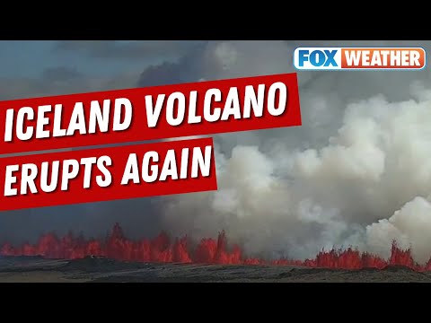 Iceland Volcano Erupts Again Forcing Town of Grindavik And Blue Lagoon Spa To Evacuate