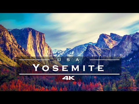 Yosemite National Park - California, USA 🇺🇸 - by drone [4K] Video