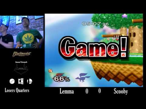 Blackout 3 Melee -Losers Quarters - Lemma(Fox, Falco) vs Scooby(Falco)