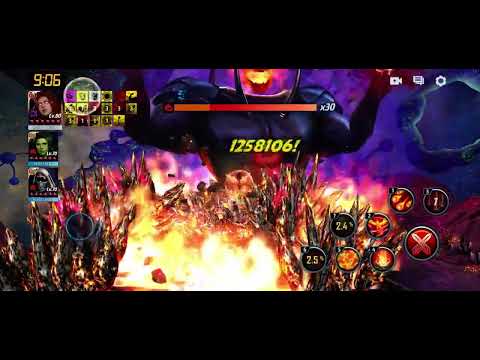 Marvel Future Fight - T4 Jean Grey Solos Dormammu (Quick Showcase)