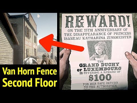 Missing Princess Upstairs of Van Horn Fence in Red Dead Redemption 2 (RDR2): Find Princess Isabeau
