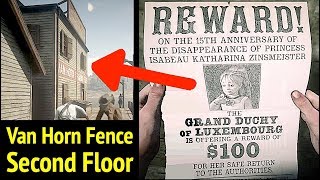 Missing Princess Upstairs of Van Horn Fence in Red Dead Redemption 2 (RDR2): Find Princess Isabeau