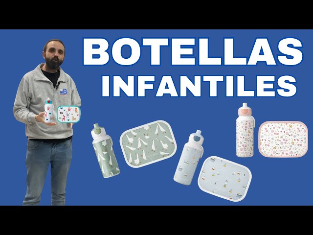 Vídeo relacionado con Mepal - Botella para Beber Campus Pop-up - Botella para Beber - Botella Agua a Prueba de Fugas para la Escuela - Sin BPA y apta para Lavavajillas - 400 ml - Avengers