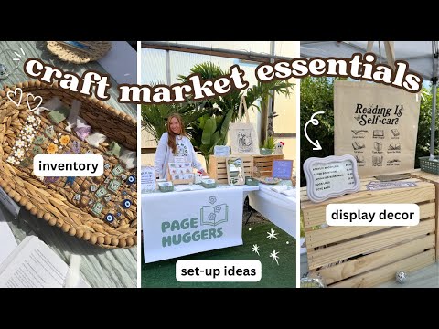 Craft Market Essentials 👏🏼  | The ULTIMATE Craft Fair Checklist You Need!