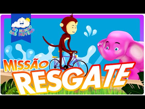 Puxa e Puxa 🐒 Dança Divertida | Música Infantil e Desenho Animado | No Mundo das Nuvens