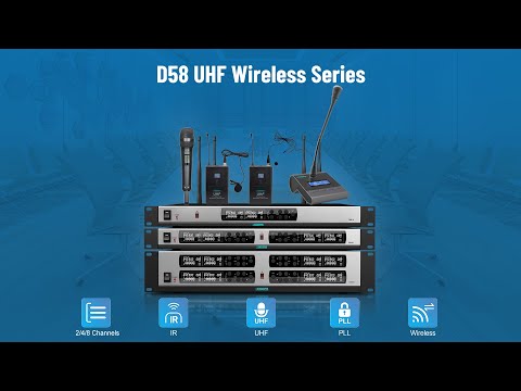  DSPPA | D5821 series UHF Wireless Microphone System