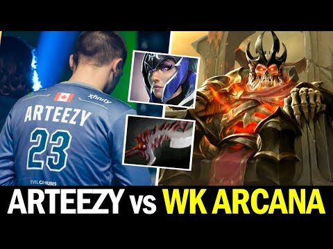 ARTEEZY vs NEW Wraith King Arcana with Abyssal blade LUNA
