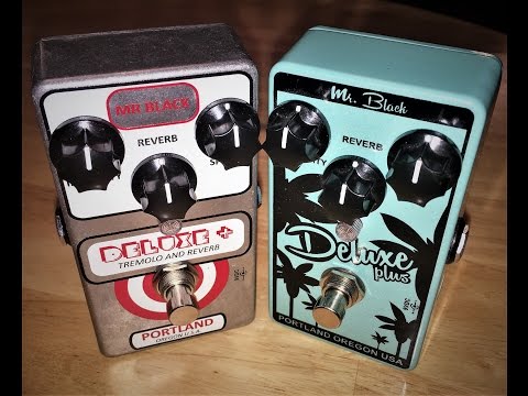 Tremolo Shoot Out - Episode 4: Mr Black Deluxe ++ (Harmonic) VS Deluxe + (Tube Bias)