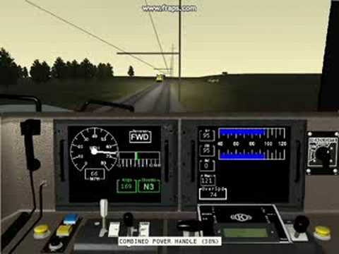 MARC P842 passes a CSX local