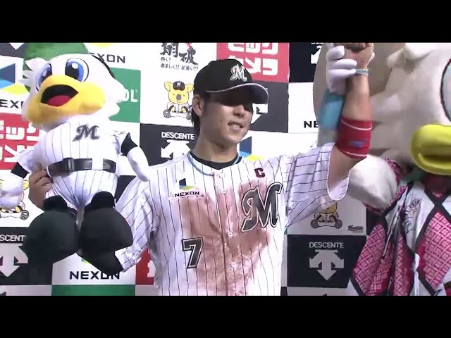 マリーンズ・鈴木選手ヒーローインタビュー 2015/8/5 M-Bs