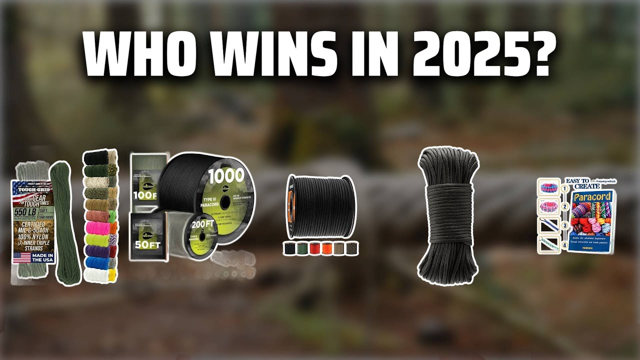 The Top 5 Best Paracord Guide in 2025 - Must Watch Before Buying!