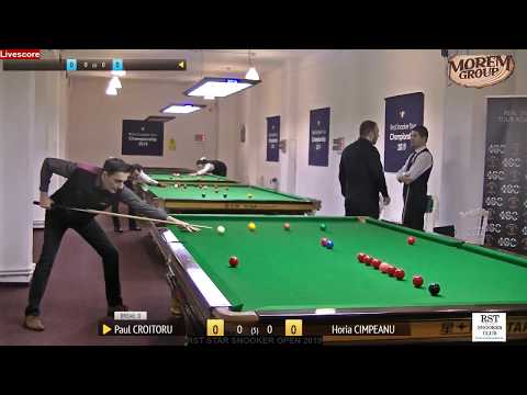 STAR SNOOKER OPEN 2019 Paul CROITORU - Horia CIMPEANU