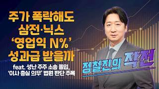 [정철진의 작전] 주가 폭락해도 삼전·닉스 ‘영업익 N%’ 성과급 받을까 Feat. 성난 주주 소송 돌입, …