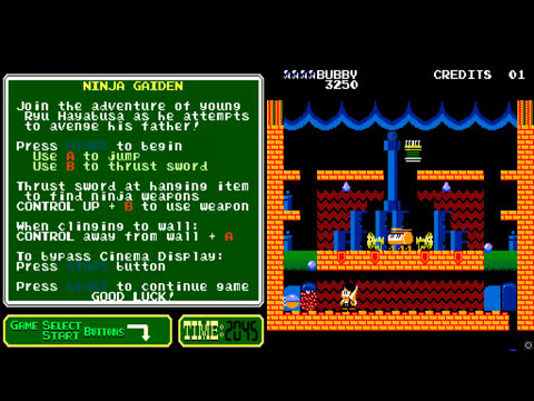 ARCADE HACK PARASOL STARS THE STORY OF BUBBLE BOBBLE 3 PLAYCHOICE 10 HARDWARE By NES 2 PC10 HOMEBREW