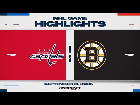 NHL Preseason Highlights | Capitals vs. Bruins - September 21, 2025