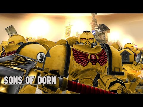 Imperial Fists vs Emperor's Children: Dawn of War - Unification mod Survival | Warhammer 40k