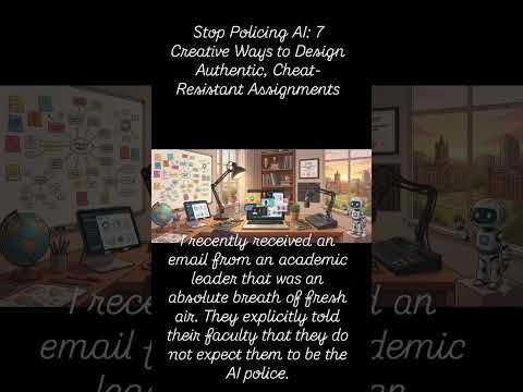 Stop Policing AI: 7 Creative Ways to Design Authentic, Cheat-Resistant Assignments