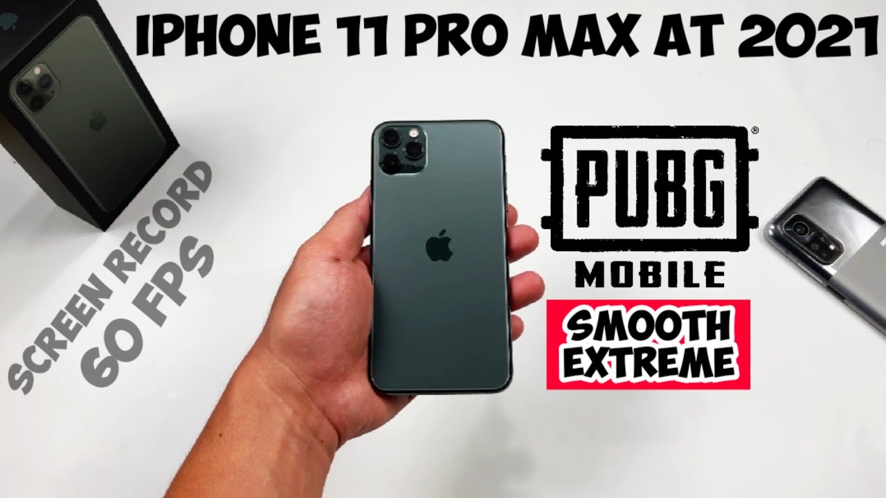 iPhone 11 Pro Max Gaming Test PUBG Mobile at 2021 using Screen Record & Graphics Setting