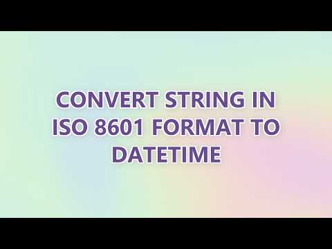Java Converting Iso 8601 Compliant String To Java Util Date5solution