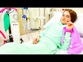 SHE WAS RUSHED TO HOSPITAL