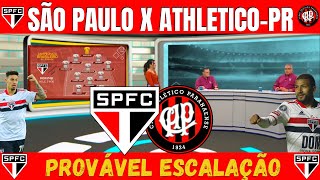 T CHEGANDO! SO PAULO X ATHLETICO-PR - ESCALAO| MORUMBI AO VIVO| ROJAS FORA| ONDE ASSISTIR O SPFC