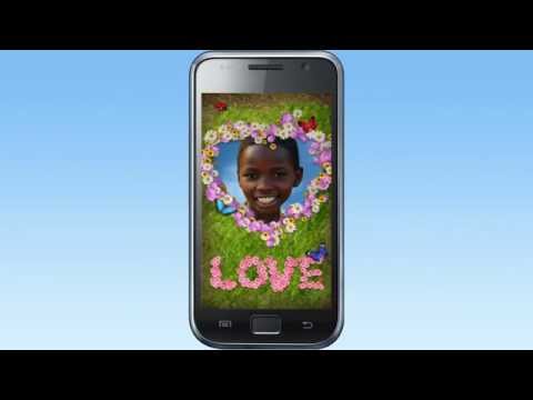 Animated flower frames. Video