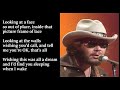 Hank Williams Jr. - Looking At The Rain LYRICS