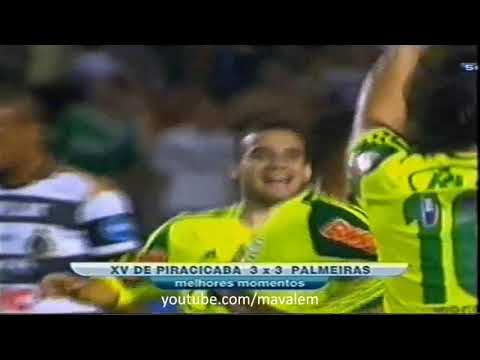 XV de Piracicaba 3x3 Palmeiras - Campeonato Paulista 2013