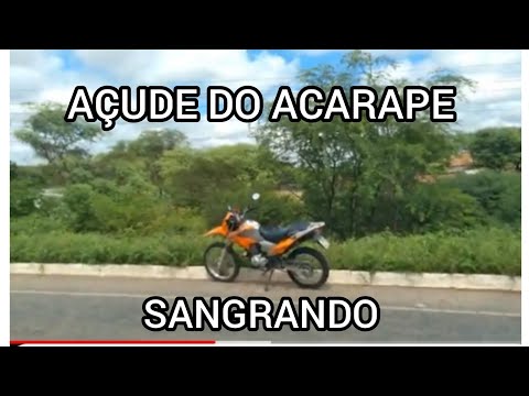 AÇUDE DO ACARAPE  SANGRANDO COM TODA FORÇA 💪 REGIÃO  PARAMBU CE.