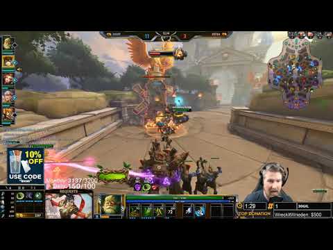 Smite: THE PERFECT RANKED SYLVANUS SUPPORT GAME! | Incon