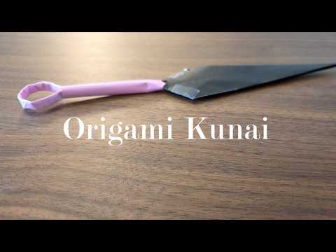 How to Make an Origami Kunai 🔥 Naruto Kunai Paper Tutorial | Easy Ninja Weapon DIY Step-by-Step